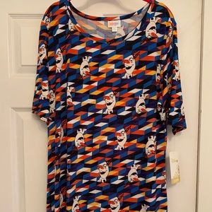 LuLaRoe Disney Olaf Julia Dress